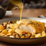 Blanc de poulet pané, champignons et sauce à la crème : la recette Airfryer du Dr Jean-Michel Cohen