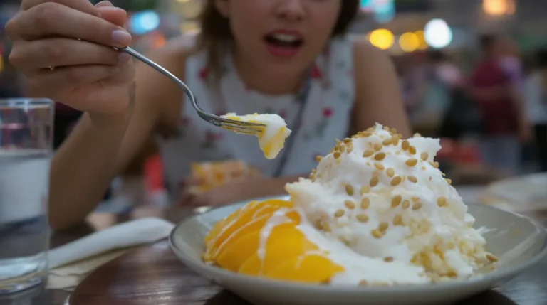 « Je l’ai goûté à Bangkok il y a 10 ans » : le dessert mangue-coco tout simple dont je raffole « Je l’ai goûté à Bangkok il y a 10 ans » : le dessert mangue-coco tout simple dont je raffole