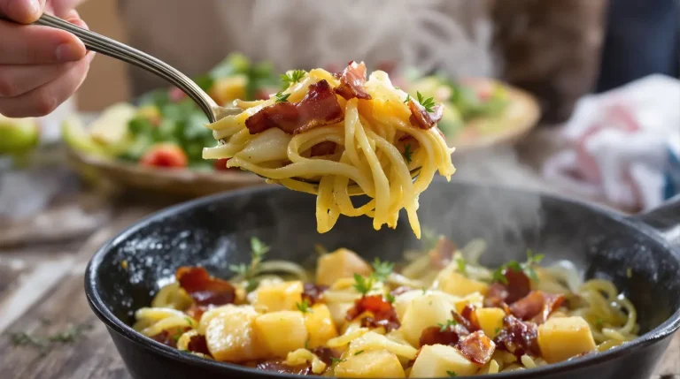 « Je la prépare en 10 minutes » : ma poêlée poireaux-pommes-lardons simple et rapide pour la famille « Je la prépare en 10 minutes » : ma poêlée poireaux-pommes-lardons simple et rapide pour la famille