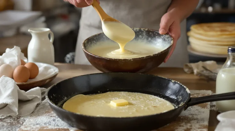 Un crêpier breton révèle sa vraie recette de pâte à crêpes, fluide, simple et fidèle à la tradition Un crêpier breton révèle sa vraie recette de pâte à crêpes, fluide, simple et fidèle à la tradition