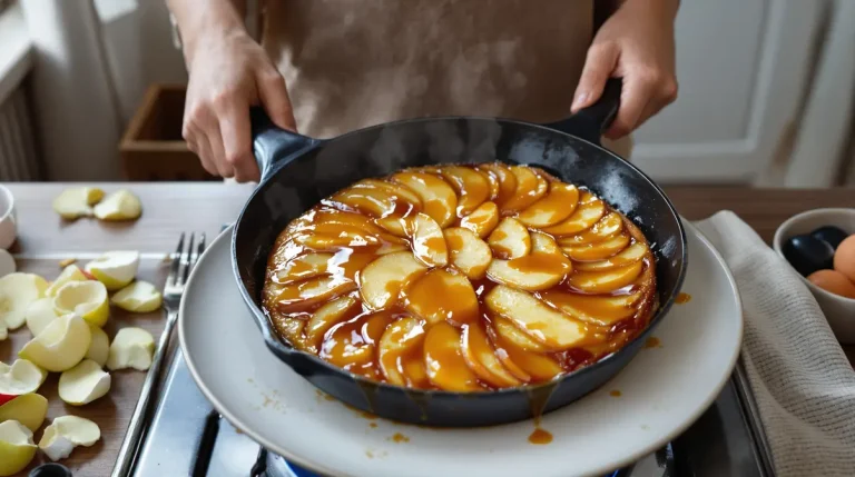« Une poêle, et c’est tout » : mon gâteau aux pommes favori, prêt sans allumer le four « Une poêle, et c’est tout » : mon gâteau aux pommes favori, prêt sans allumer le four
