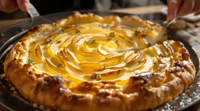 Cette herbe aromatique et ce fruit rendent une simple tarte fine au camembert vraiment addictive Cette herbe aromatique et ce fruit rendent une simple tarte fine au camembert vraiment addictive