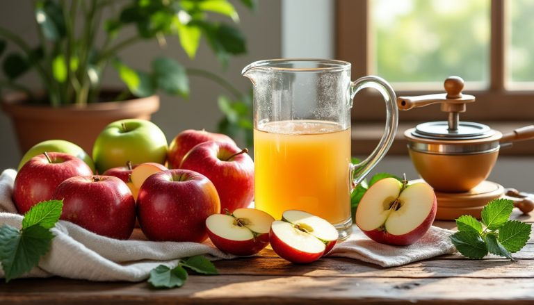 Comment préparer un jus de pomme maison frais et naturel découvrez comment préparer un jus de pomme maison frais et naturel avec notre guide simple et rapide. apprenez les étapes pour un résultat savoureux et sain.