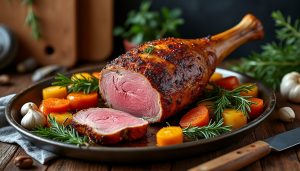 Temps de cuisson du gigot de chevreuil au four : conseils et astuces pour une viande tendre
