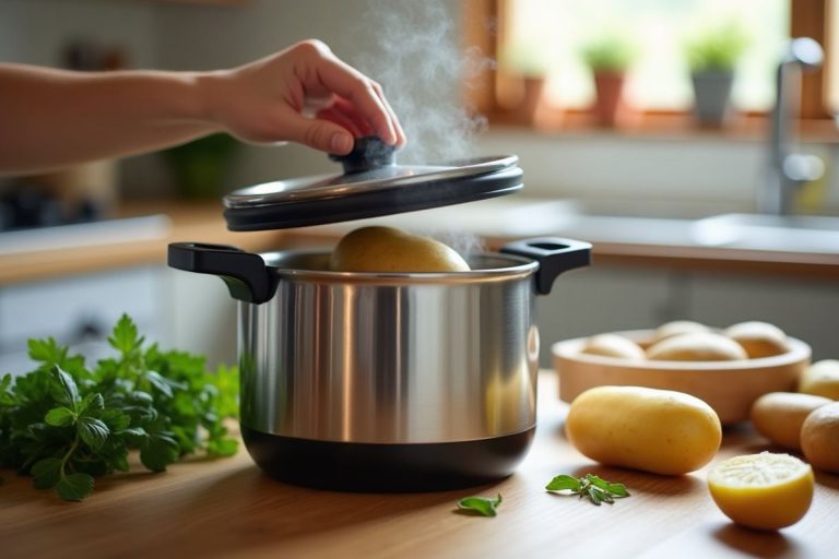 Temps de cuisson des pommes de terre en cocotte minute : astuces et durées idéales Temps de cuisson des pommes de terre en cocotte minute : astuces et durées idéales