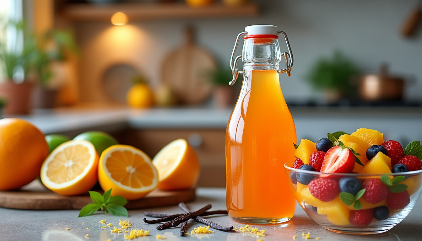 Comment préparer un sirop de salade de fruit maison facilement apprenez à préparer facilement un délicieux sirop maison pour salade de fruits grâce à notre guide simple et rapide.