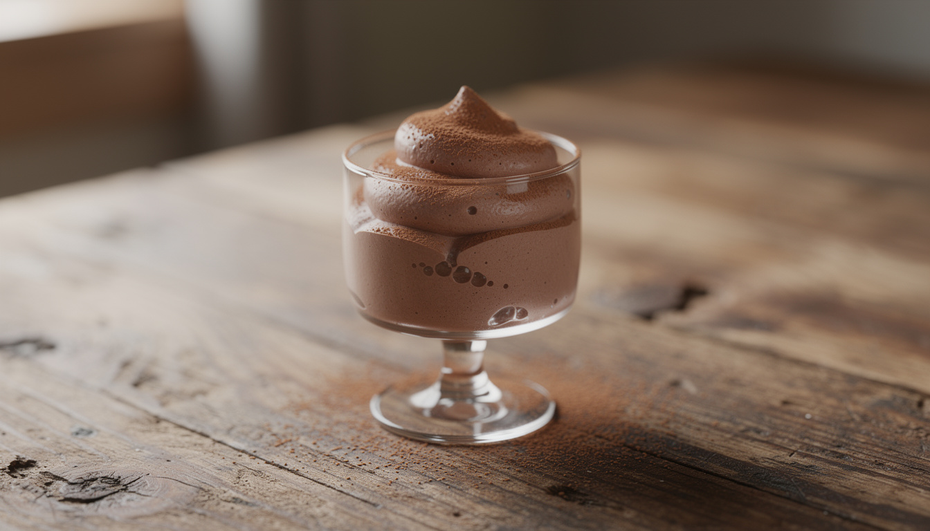 découvrez une recette facile et rapide de mousse au chocolat à base de cacao en poudre, idéale pour un dessert gourmand et léger.