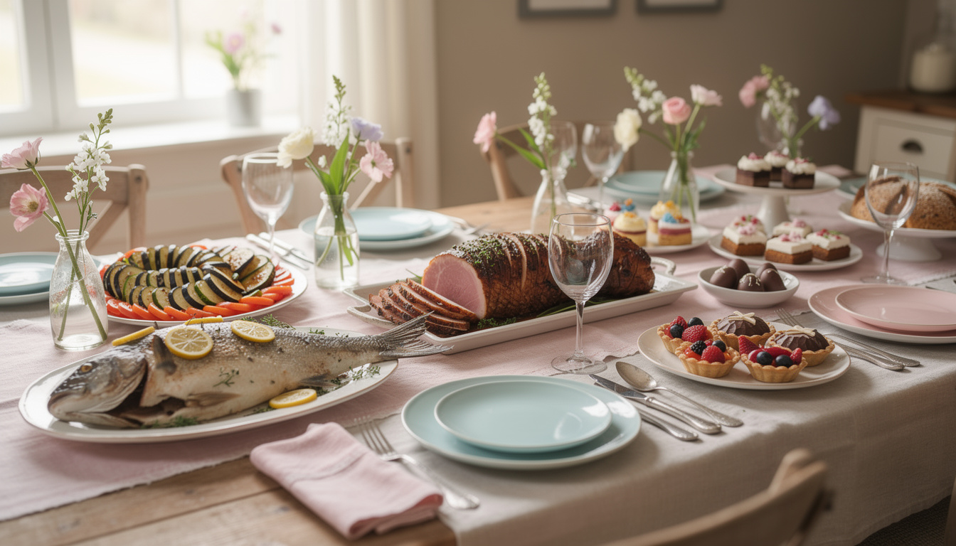 découvrez des idées savoureuses pour un repas de pâques sans agneau, avec un menu original qui ravira tous les palais.
