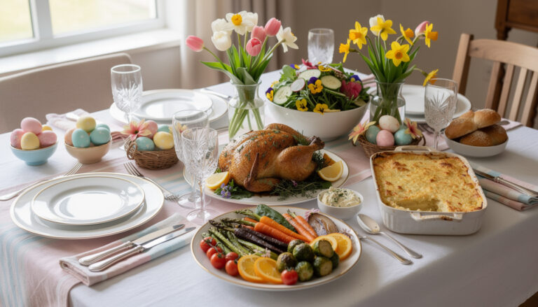 Repas de pâques sans agneau : idées savoureuses pour un menu original découvrez des idées savoureuses pour un repas de pâques sans agneau et créez un menu original qui ravira tous vos convives.