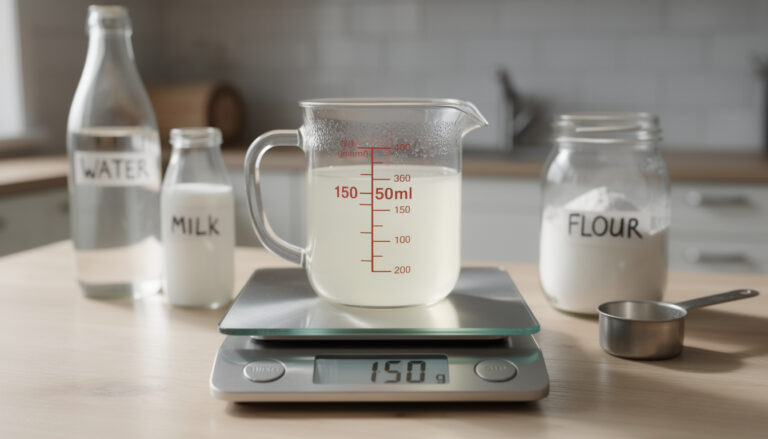 Comment convertir 150 millilitres en grammes facilement