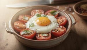 découvrez une recette simple et rapide d'œuf tomate au four, parfaite pour un repas savoureux et équilibré. facile à préparer, idéale pour toutes les occasions.